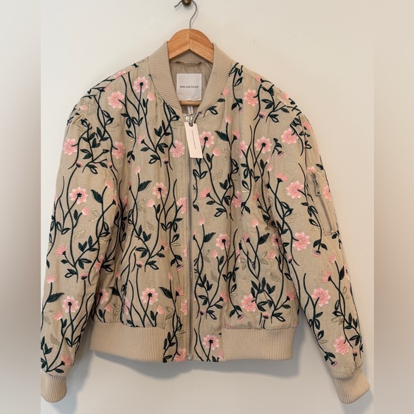 Anthropologie Jackets & Blazers - NWT Avec Les Filles Anthropologie Embroidered Floral Bomber Jacket.
